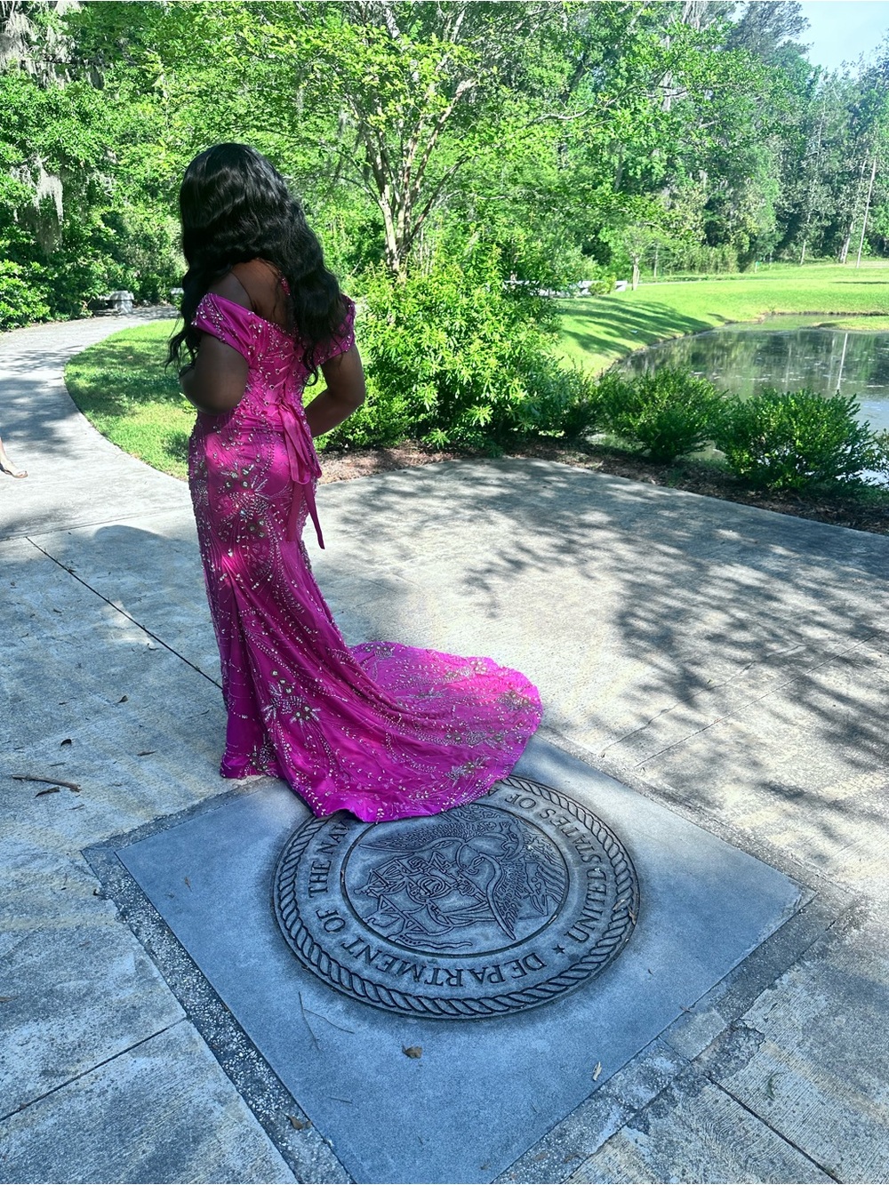 Custom Ghanaian Beaded Couture Gown – Worn Once